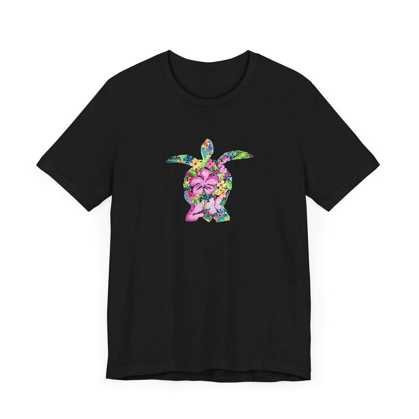 colorful sea turtle t shirt 