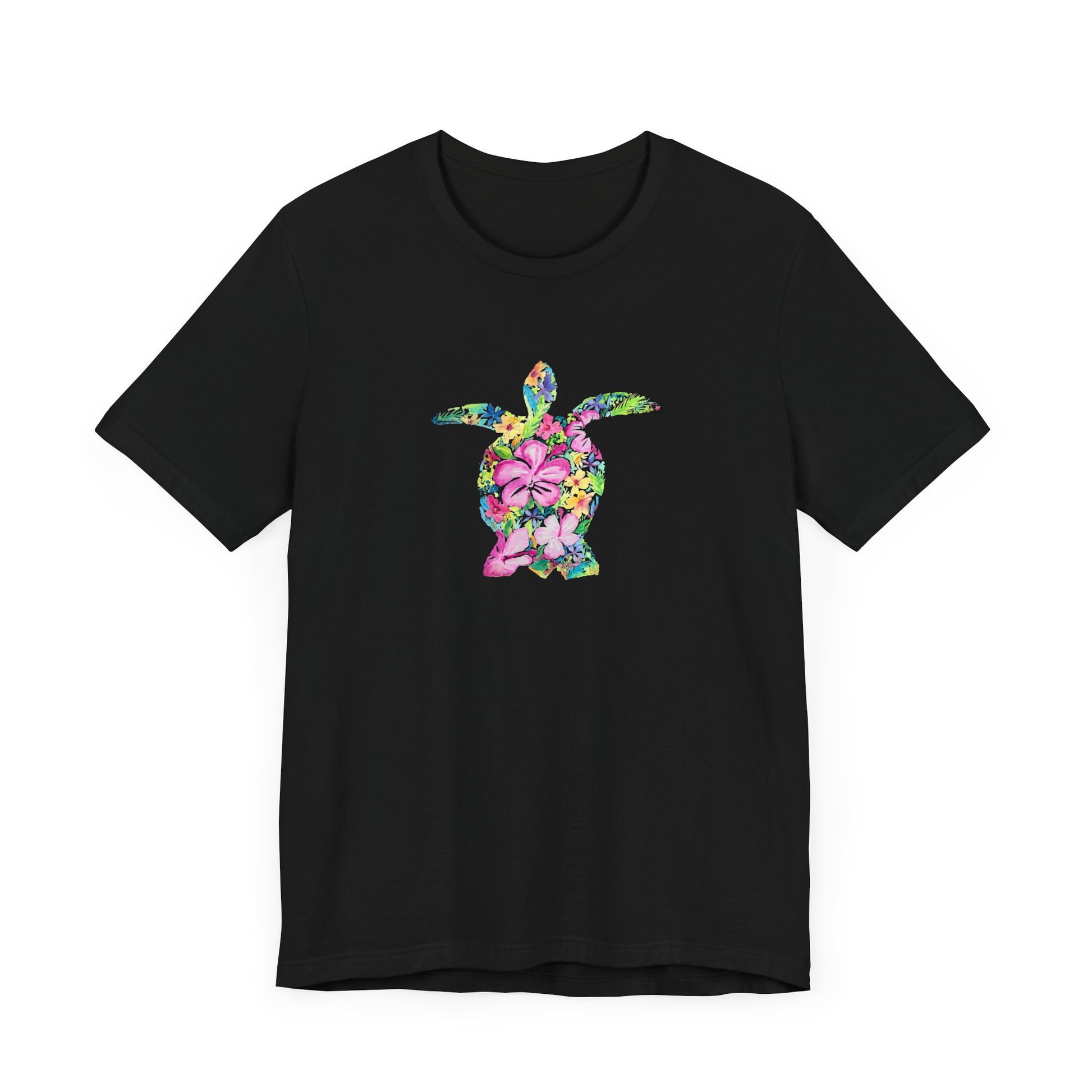 colorful sea turtle t shirt 