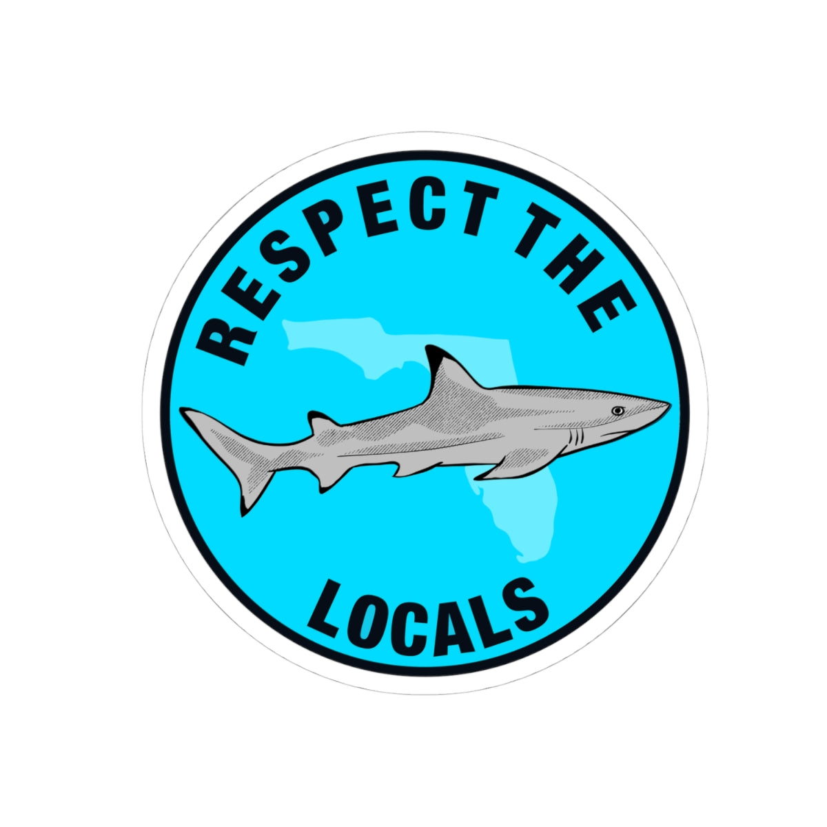 respect the locals shark